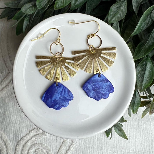 Wildest Dreams (Blue )  Polymer Clay Earrings – LunaVerde Design